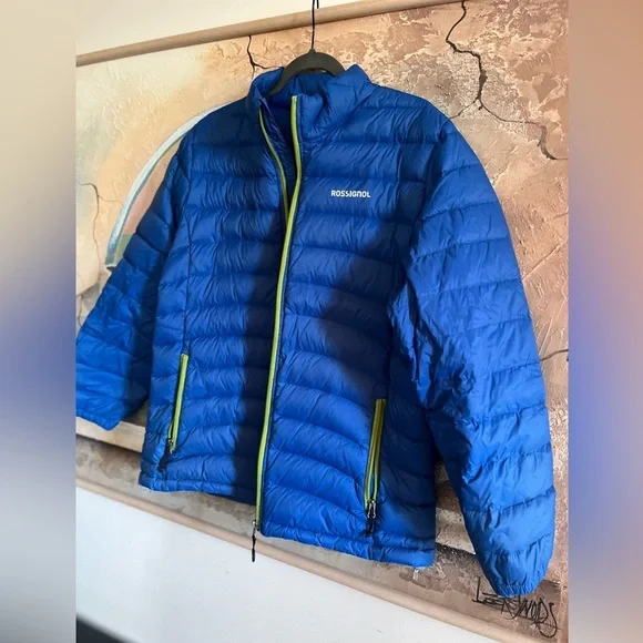 ROSSIGNOL Blue Puffer Jacket - Picture 3 of 16